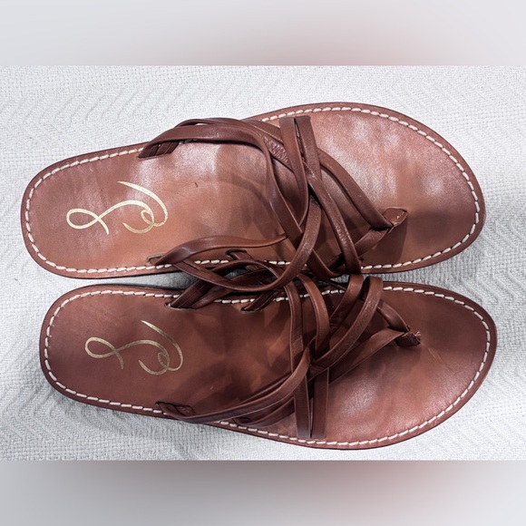 Sam Edelman Tan Strappy Sandals - Picture 2 of 5